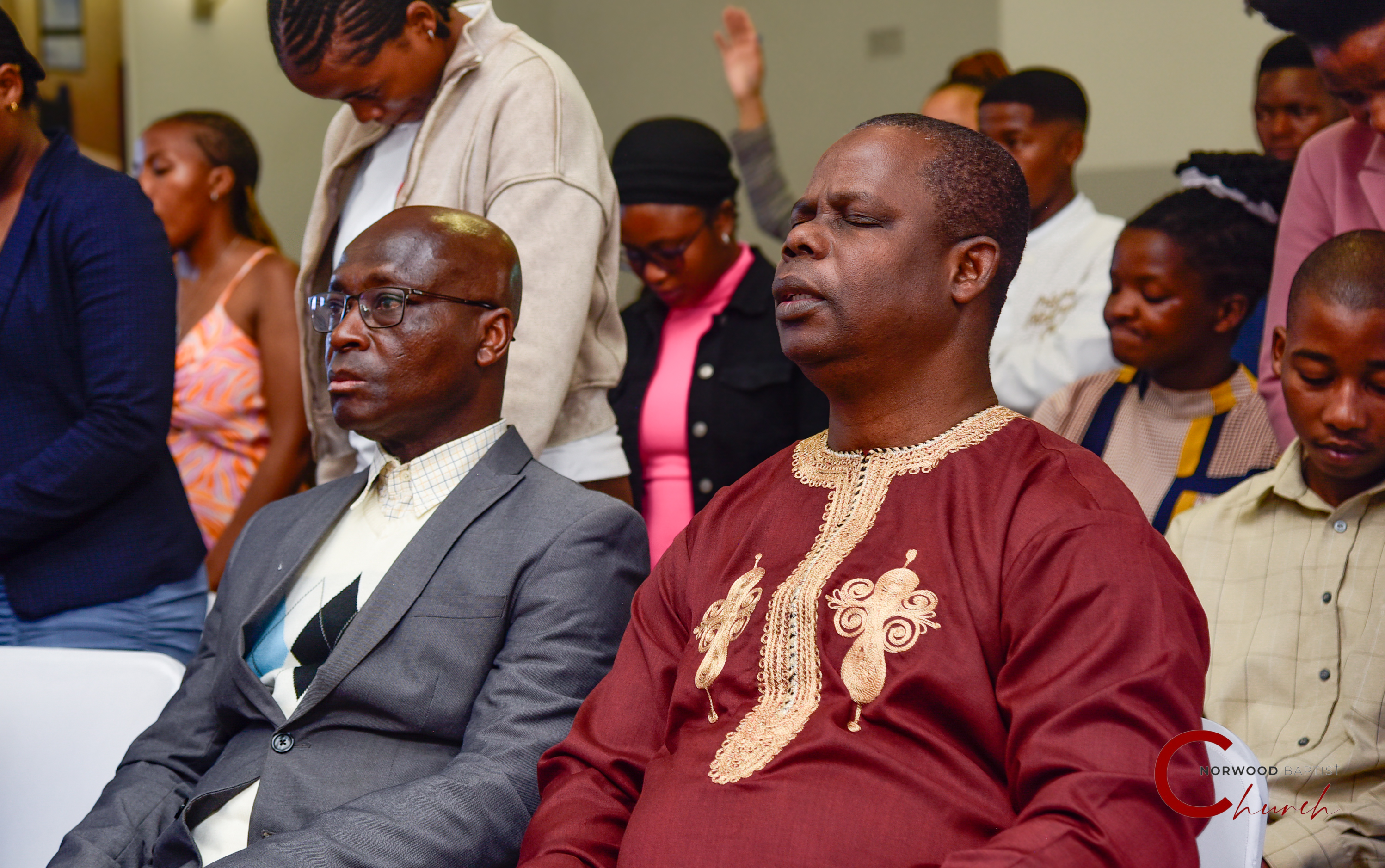 People sharing a meal