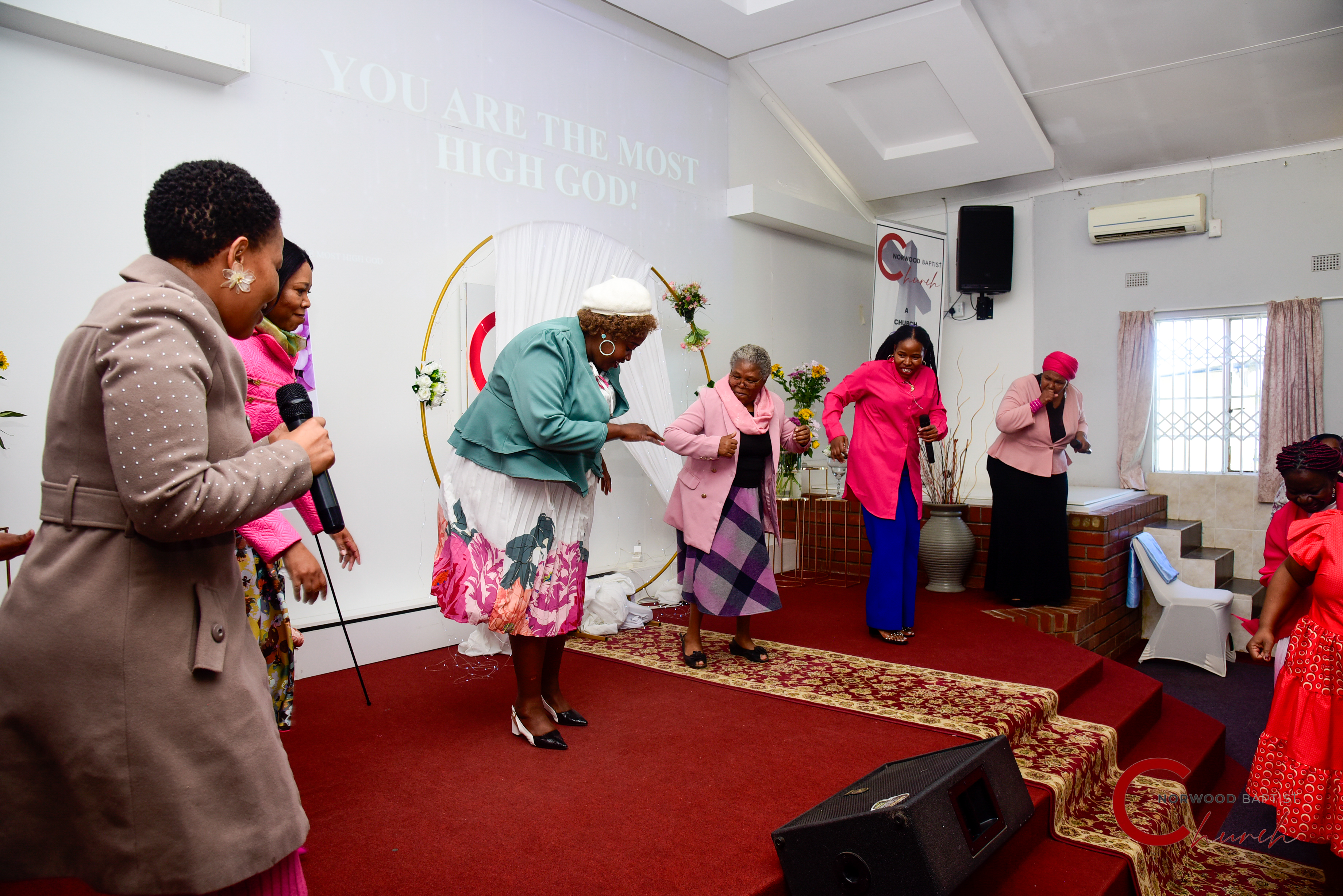 A collage of food and people